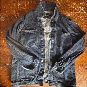 Navy Blue Forever 21 Denim Jean Jacket Men’s Size Medium